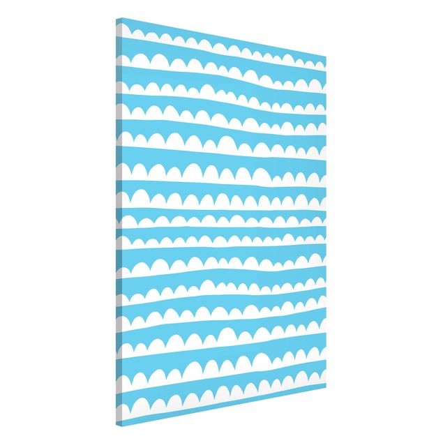Kids room decor Drawn White Bands Of Clouds Up In Blue Skies