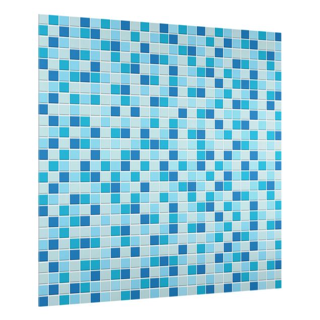 Patterned glass splashbacks Mosaic Tiles Meeresrauschen