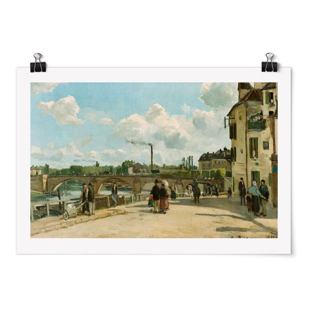 Post impressionism art Camille Pissarro - View Of Pontoise