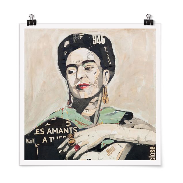 Art posters Frida Kahlo - Collage No.4