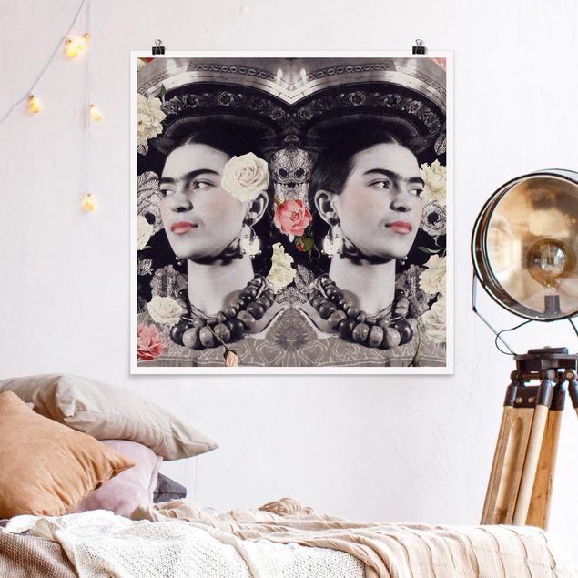 Art posters Frida Kahlo - Flower Flood