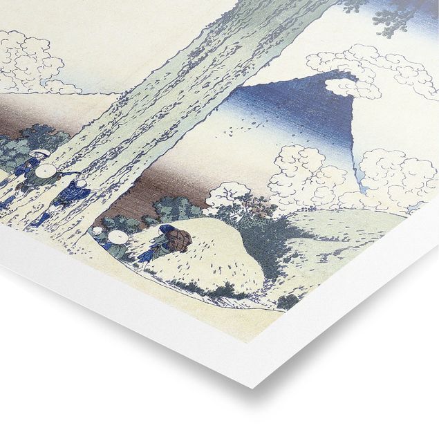 Art prints Katsushika Hokusai - Mishima Pass In Kai Province