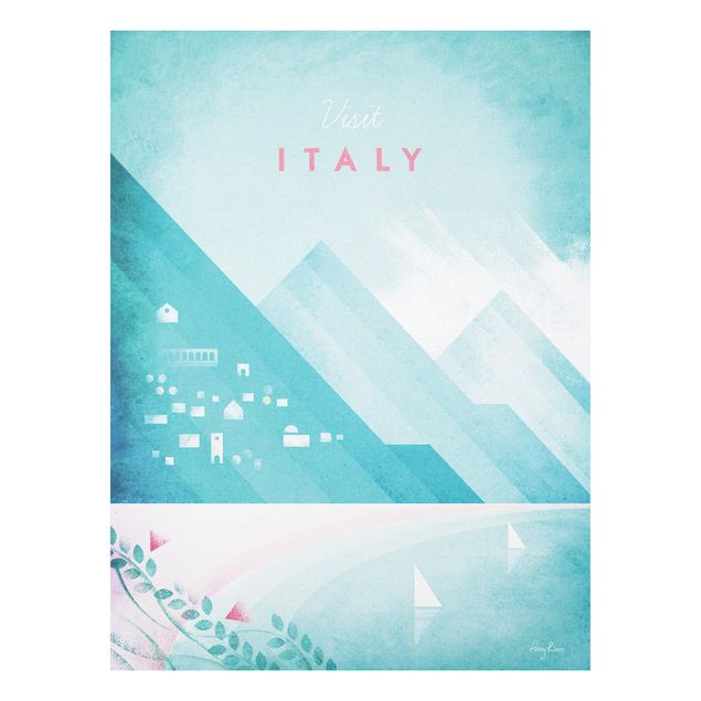 Prints landscape Travel Poster - Italy