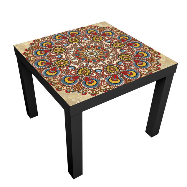 Furniture self adhesive vinyl Coloured Mandala