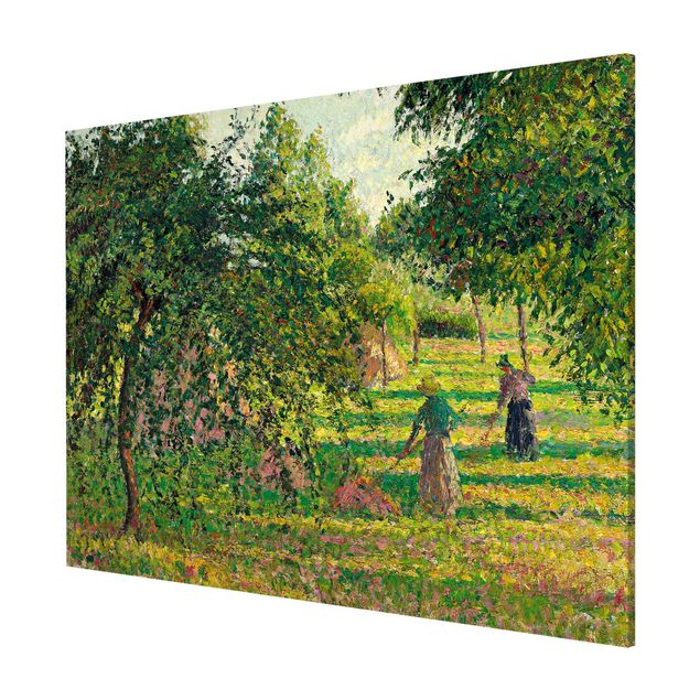 Abstract impressionism Camille Pissarro - Apple Trees And Tedders, Eragny