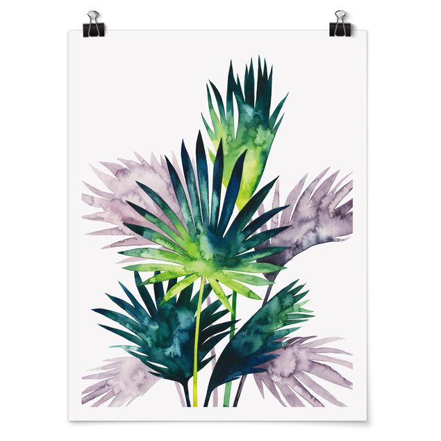 Modern art prints Exotic Foliage - Fan Palm