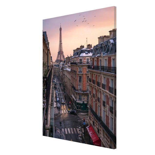 Contemporary art prints The Eiffel Tower In The Setting Sun
