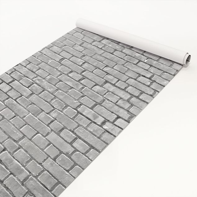 Adhesive films patterns Brick Tiles Black