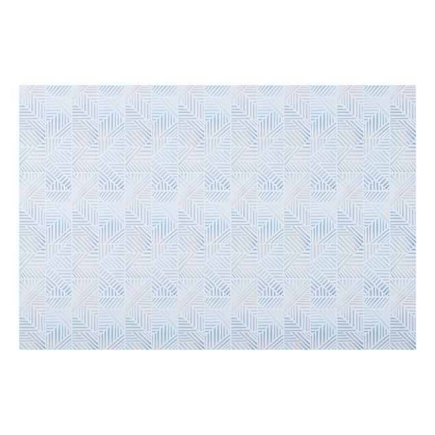 Splashback - Line Pattern Colour Gradient In Blue - Landscape format 3:2