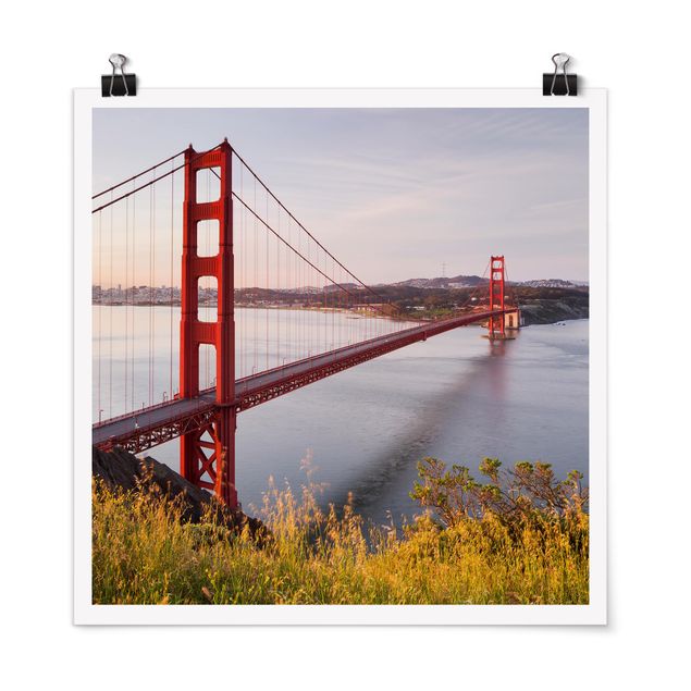 Inspirational quotes posters Golden Gate Bridge In San Francisco