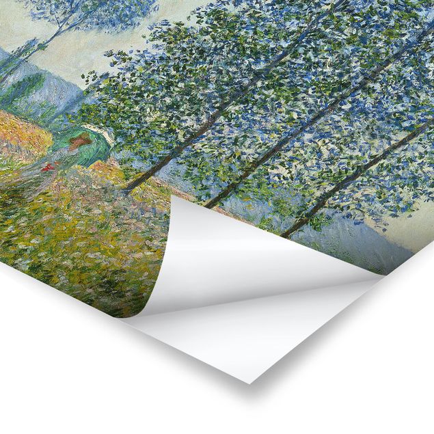 Art posters Claude Monet - Fields In Spring