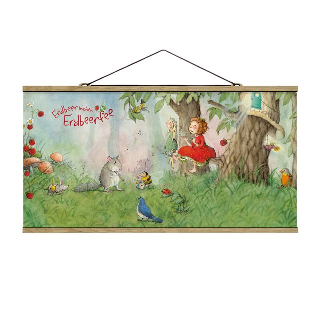 Prints flower Little Strawberry Strawberry Fairy - Making Music Together