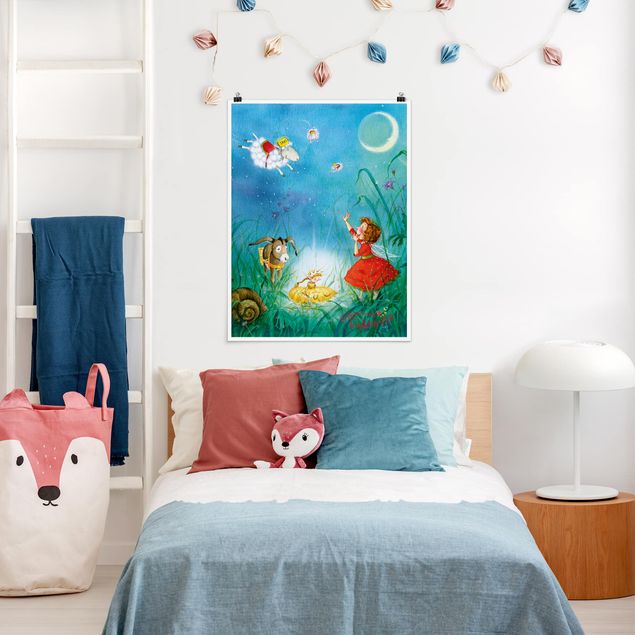 Child wall art Little Strawberry Strawberry Fairy - Sleep Taxi