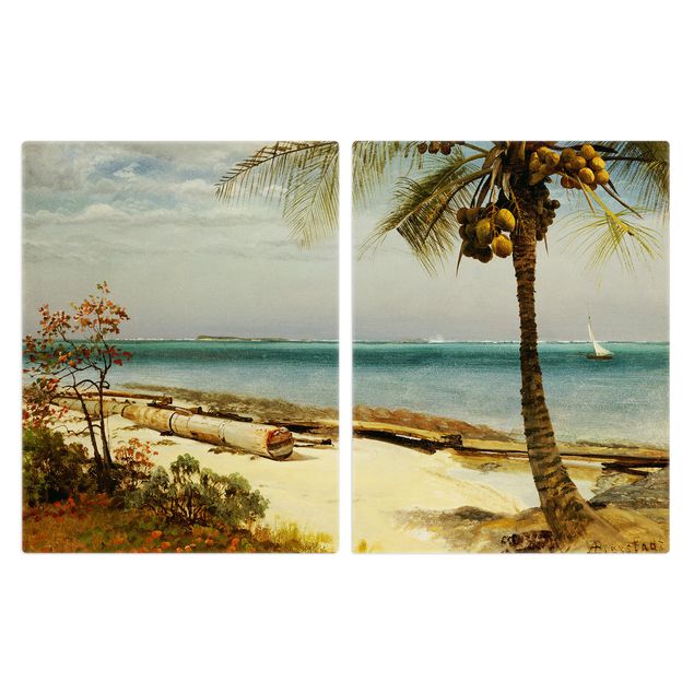 Art print Albert Bierstadt - Tropical Coast