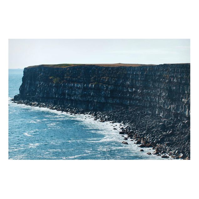 Landscape wall art Rocky Islandic Cliffs