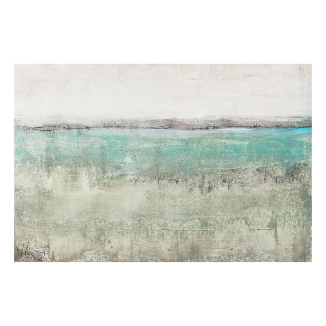 Glass Splashback - Horizon Over Turquoise I - Landscape 2:3