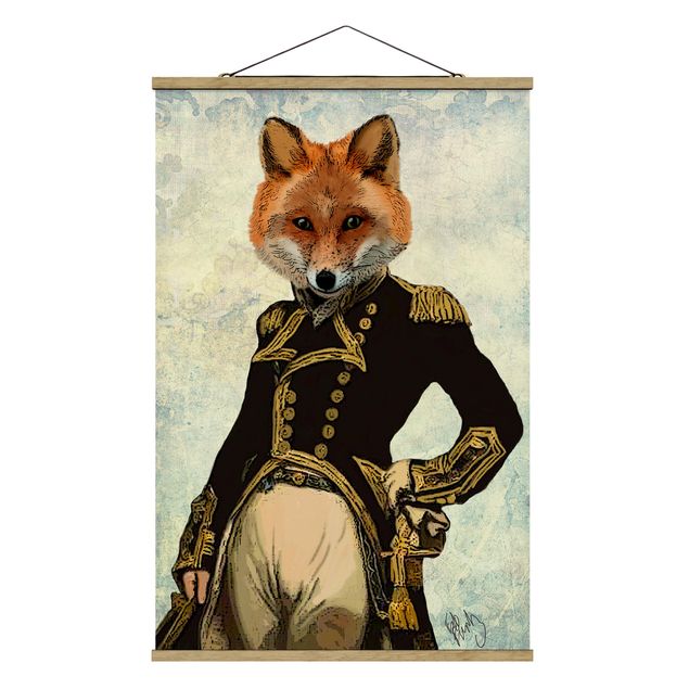 Contemporary art prints Animal Portrait - Fox Admiral