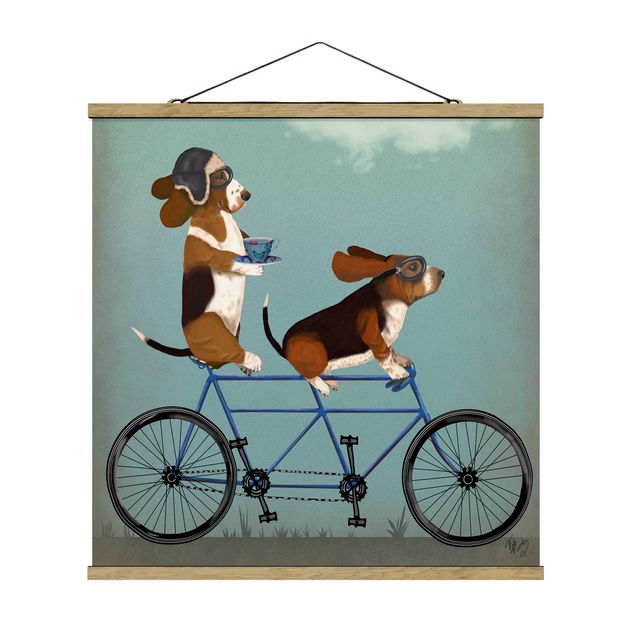 Vintage posters Cycling - Bassets Tandem
