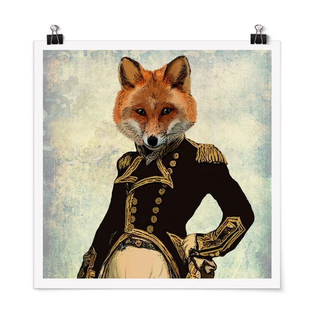 Animal wall art Animal Portrait - Fox Admiral