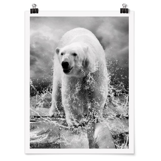 Black and white poster prints King Of The North II