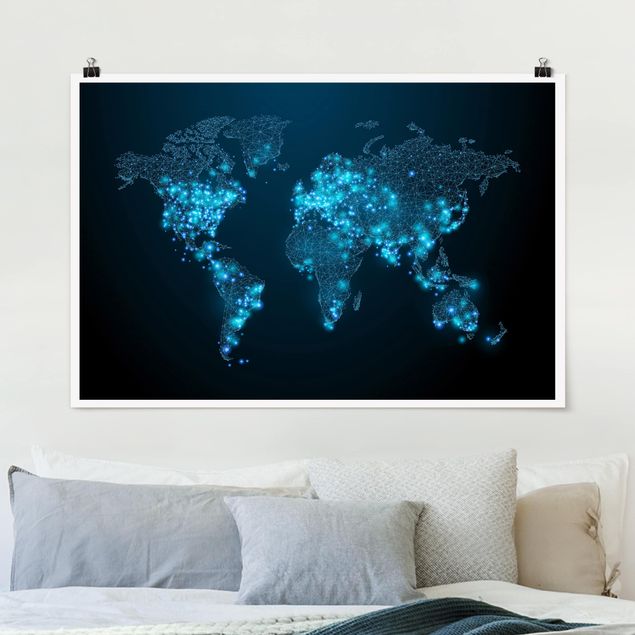 Kitchen Connected World World Map