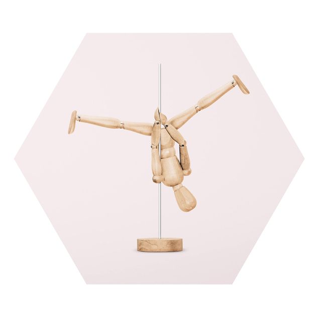 Forex photo prints Pole Dance With Wooden Figure