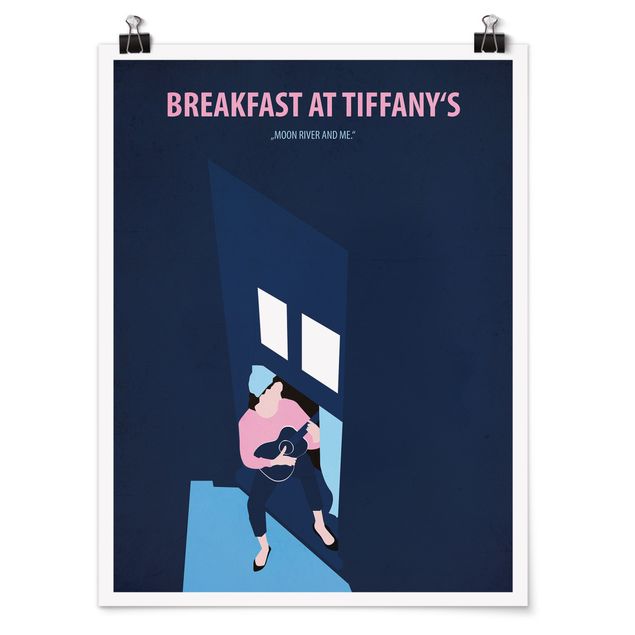 Modern art prints Film Posters Breakfast At Tiffany's