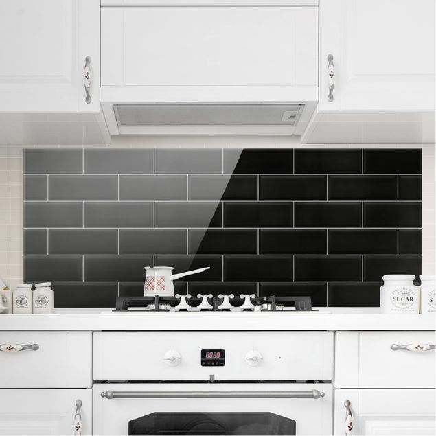 Kitchen Ceramic Tiles Black