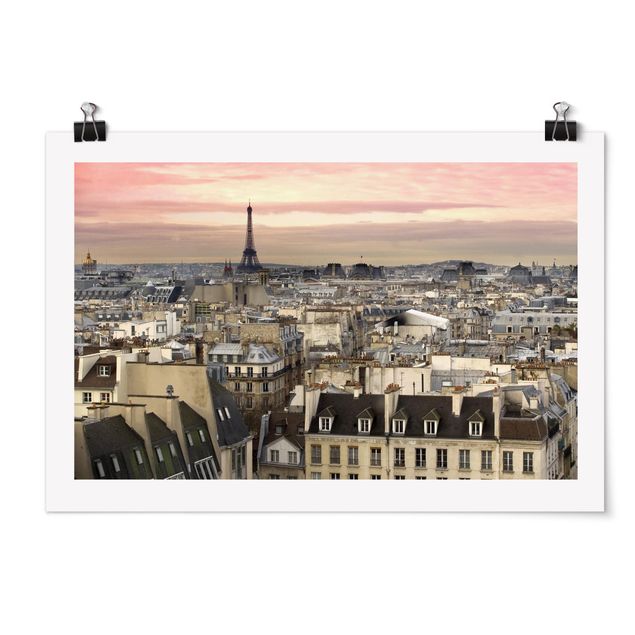 Skyline prints Paris Up Close