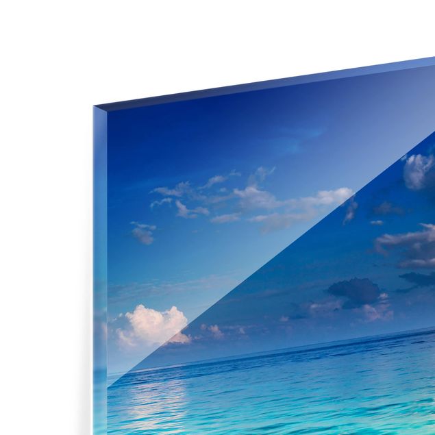 Glass Splashback - Turquoise Lagoon - Panoramic