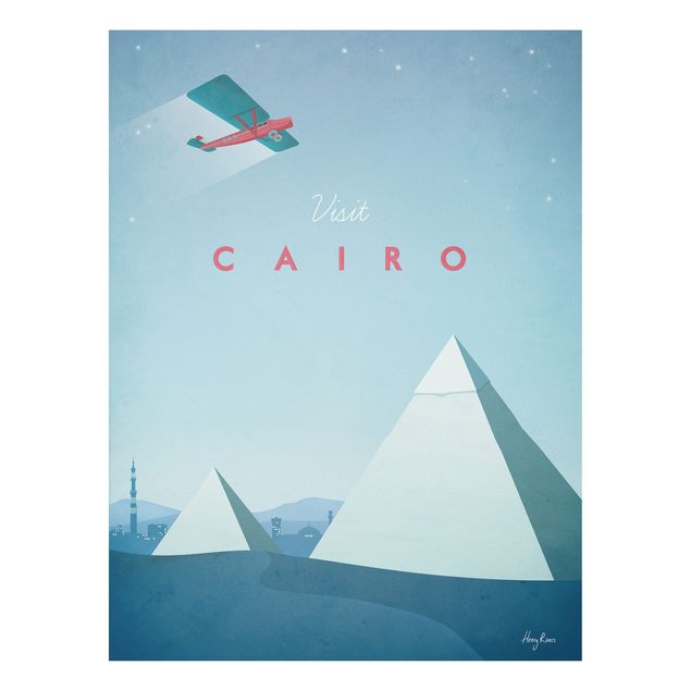 Canvas art Travel Poster - Cairo