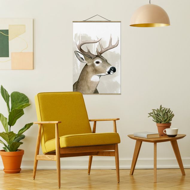 Deer canvas Forest Friends - Hirsch