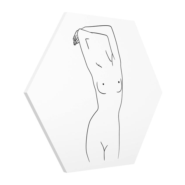 Contemporary art prints Line Art Nude Black And White