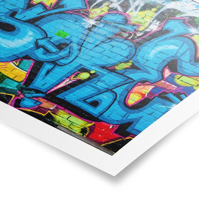 Contemporary art prints Colours of Graffiti