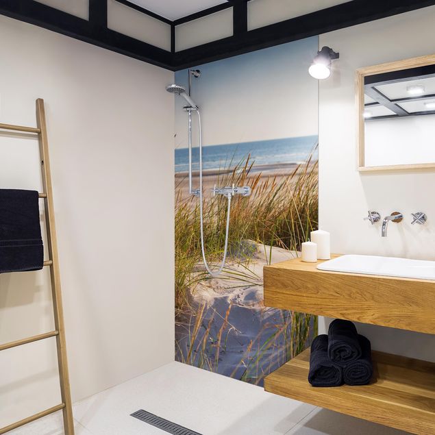 Shower wall cladding - Beach Dune At The Sea