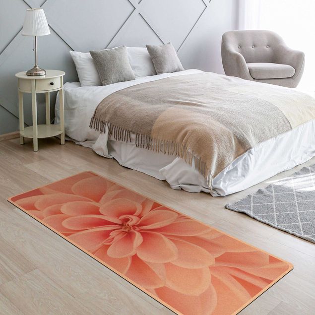 nature inspired rugs Dahlia In Pastel Pink