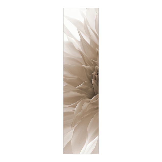 Sliding panel curtains flower Graceful Dahlia