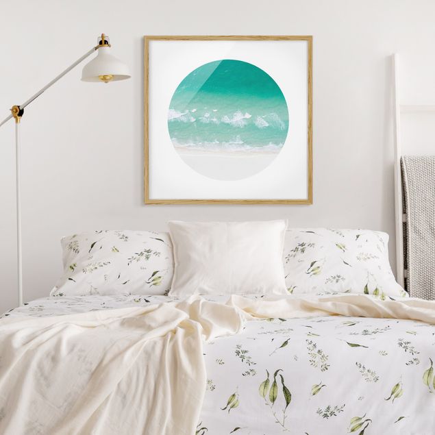 Landscape wall art The Ocean In A Circle