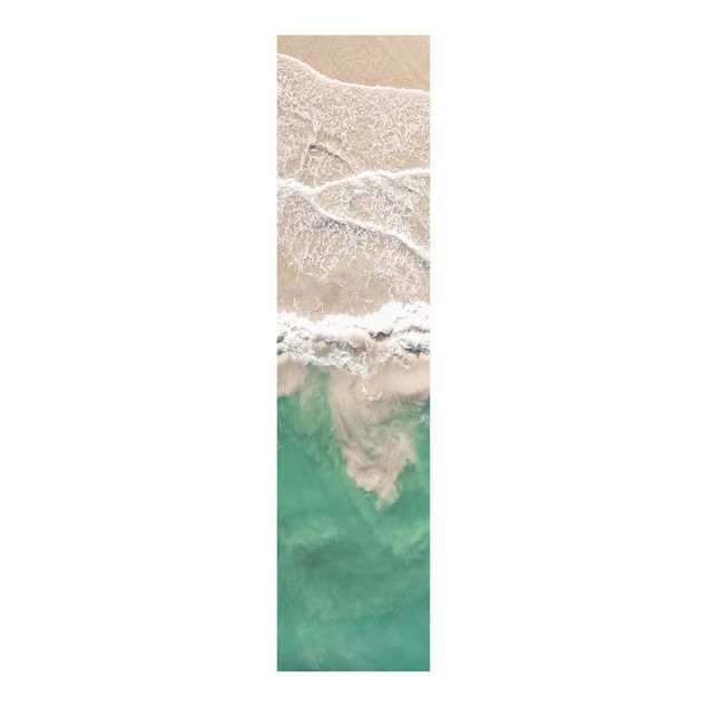 Sliding panel curtains landscape Abstract Quarry Pastel Pattern