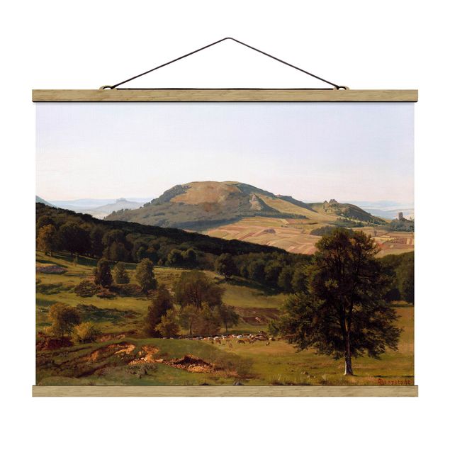 Mountain art prints Albert Bierstadt - Hill and Dale