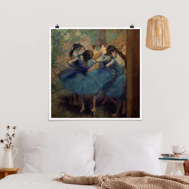 Impressionist art Edgar Degas - Blue Dancers
