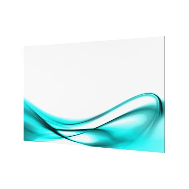 Glass Splashback - Turquoise Design - Landscape 2:3