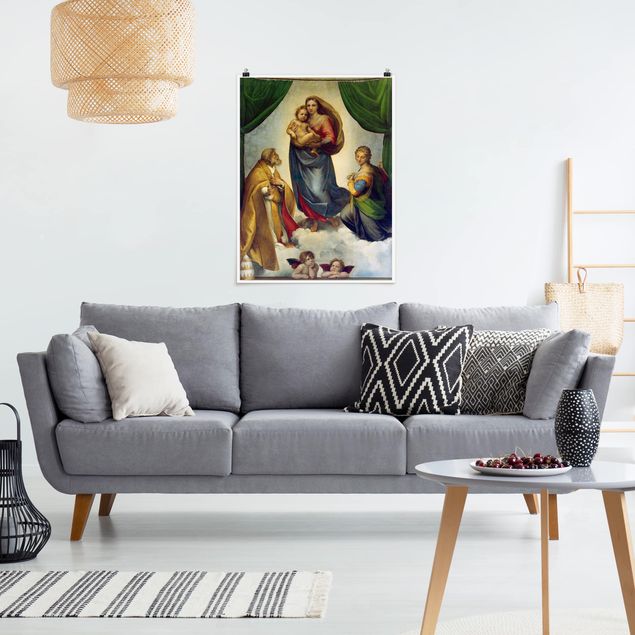 Expressionism art Raffael - The Sistine Madonna