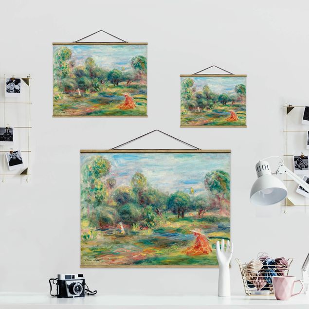 Art prints Auguste Renoir - Landscape At Cagnes