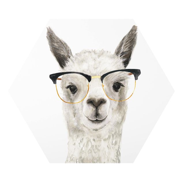 Forex prints Hip Lama With Glasses I
