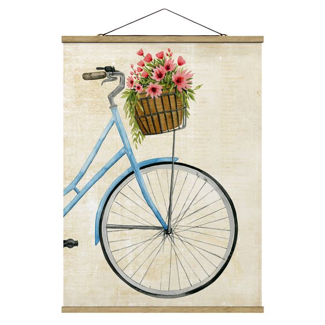 Prints modern Flowers Courier I