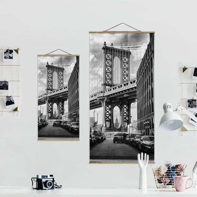 Prints Manhattan Bridge In America