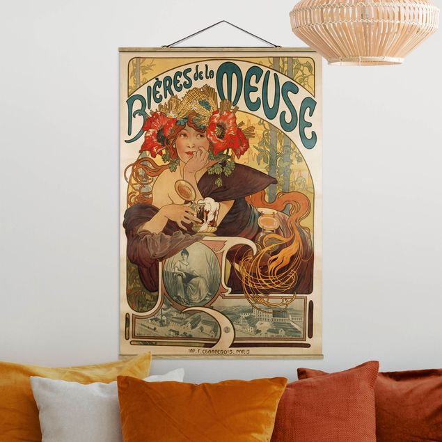 Kitchen Alfons Mucha - Poster For La Meuse Beer