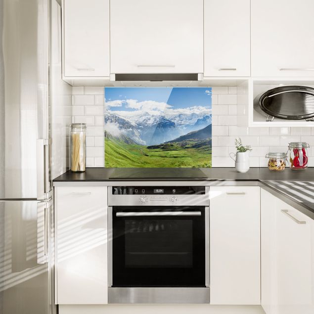 Kitchen Swiss Alpine Panorama
