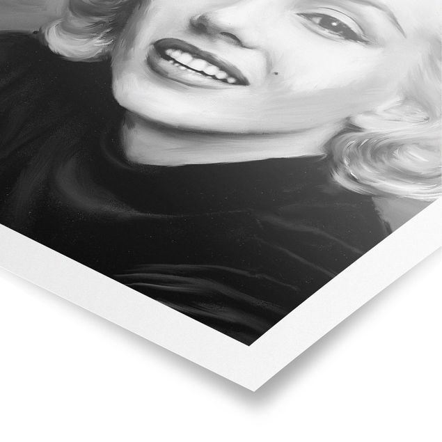 Black and white wall art Marilyn In Private